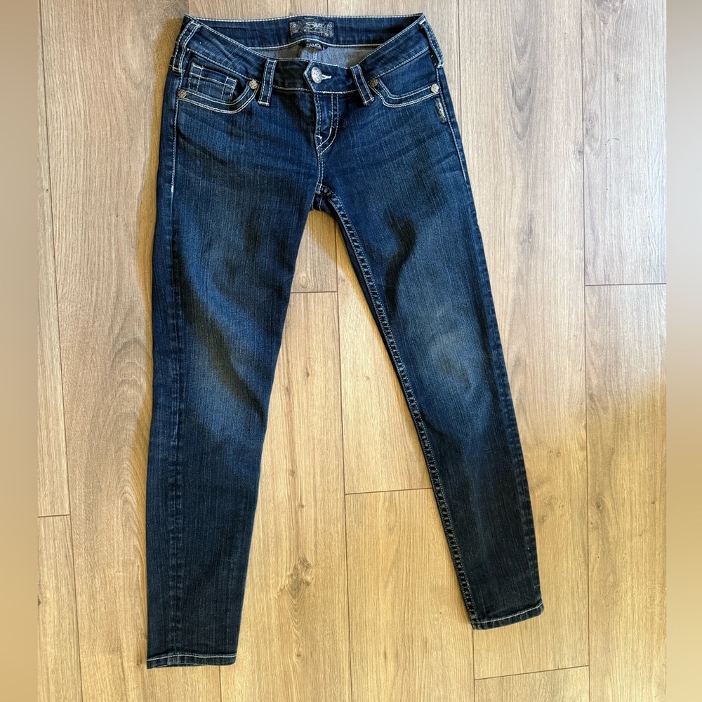 Silver Jeans Blue Skinny Denim